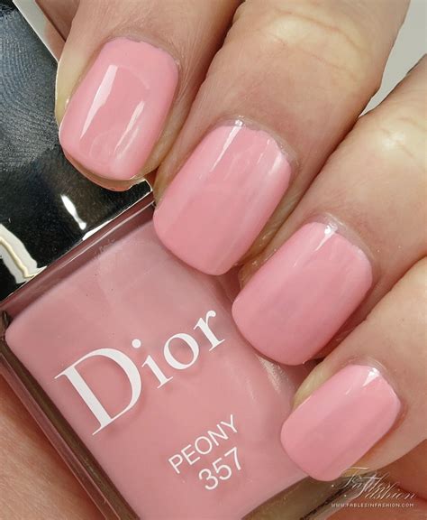 Dior peony nail polish